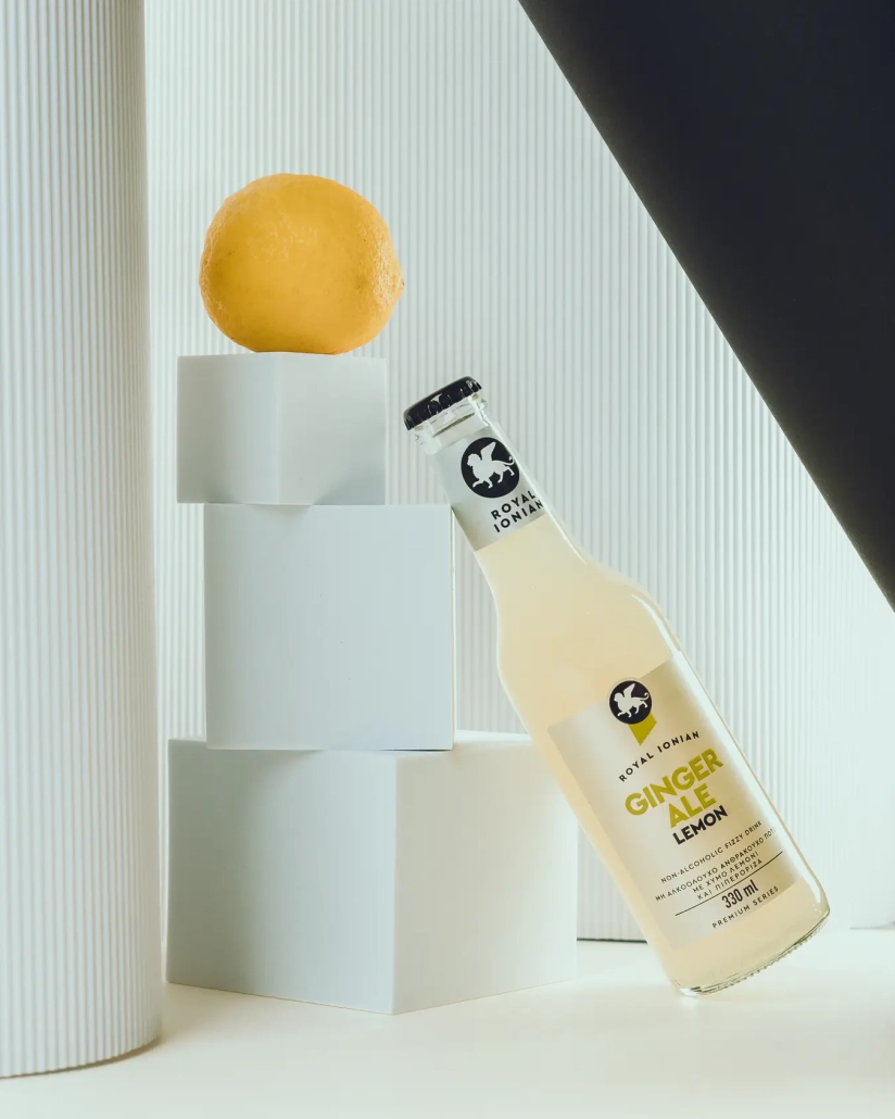 διαφημιστικό concept Royal Ionian ginger lemon